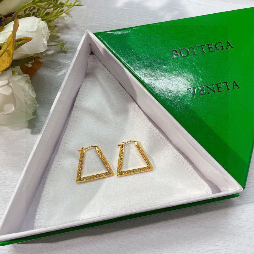 Bottega Veneta Geometric Shape Earrings